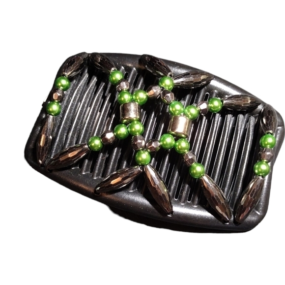 Interlocking Beaded Hair Comb NWOT - Picture 1 of 2